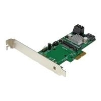 StarTech.com 3PORT PCIE SATA CARD W/ MSATA SLOT AND HYPERDUO SSD TIERING ML (PEXMSATA343)