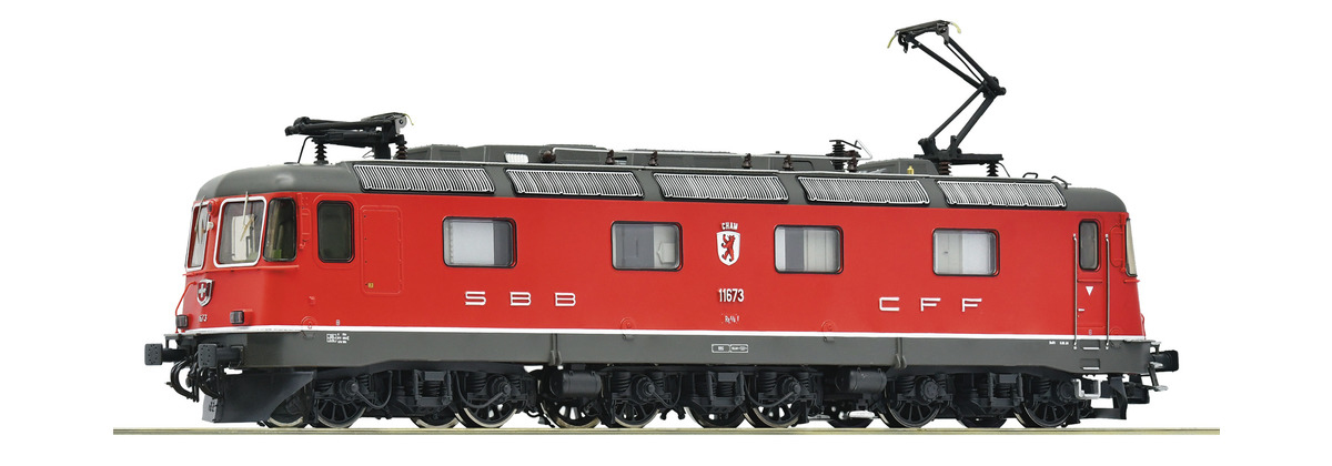 Roco H0 E-Lok Re 6/6 11673 SBB Gleichstrom Rot