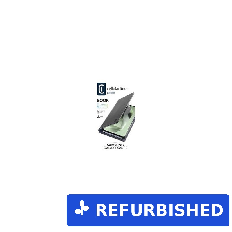 Cellularline Book Case für Samsung S24 FE Black (60947) (geöffnet)