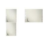 LEITZ Tauenpapier-Register, A-Z, A4 Überbreite, 20-teilig grau, 100 g-qm, Lochung: 80-80-80 mm, mit Lochverstärkung (4300-00-85)