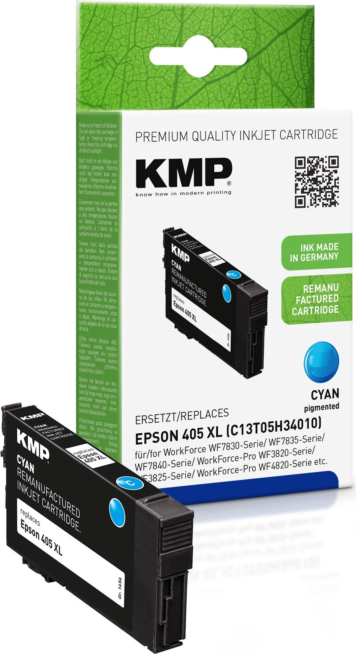 KMP 1656,4003 Druckerpatrone 1 Stück(e) Kompatibel Cyan (1656,4003)