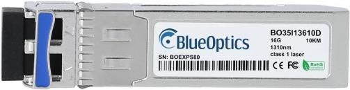Kompatibler Lenovo 00MY768 BlueOptics© BO35I13610D SFP+ Transceiver, LC-Duplex, 16GBASE-LW, Fibre Channel, Singlemode Fiber, 1310nm, 10KM, DDM, 0°C/+70°C (00MY768-BO)