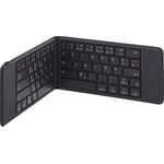 InLine® faltbare Bluetooth Tastatur "BT-Pocket", grau, für bis zu 3 Bluetooth-Geräte (55379)
