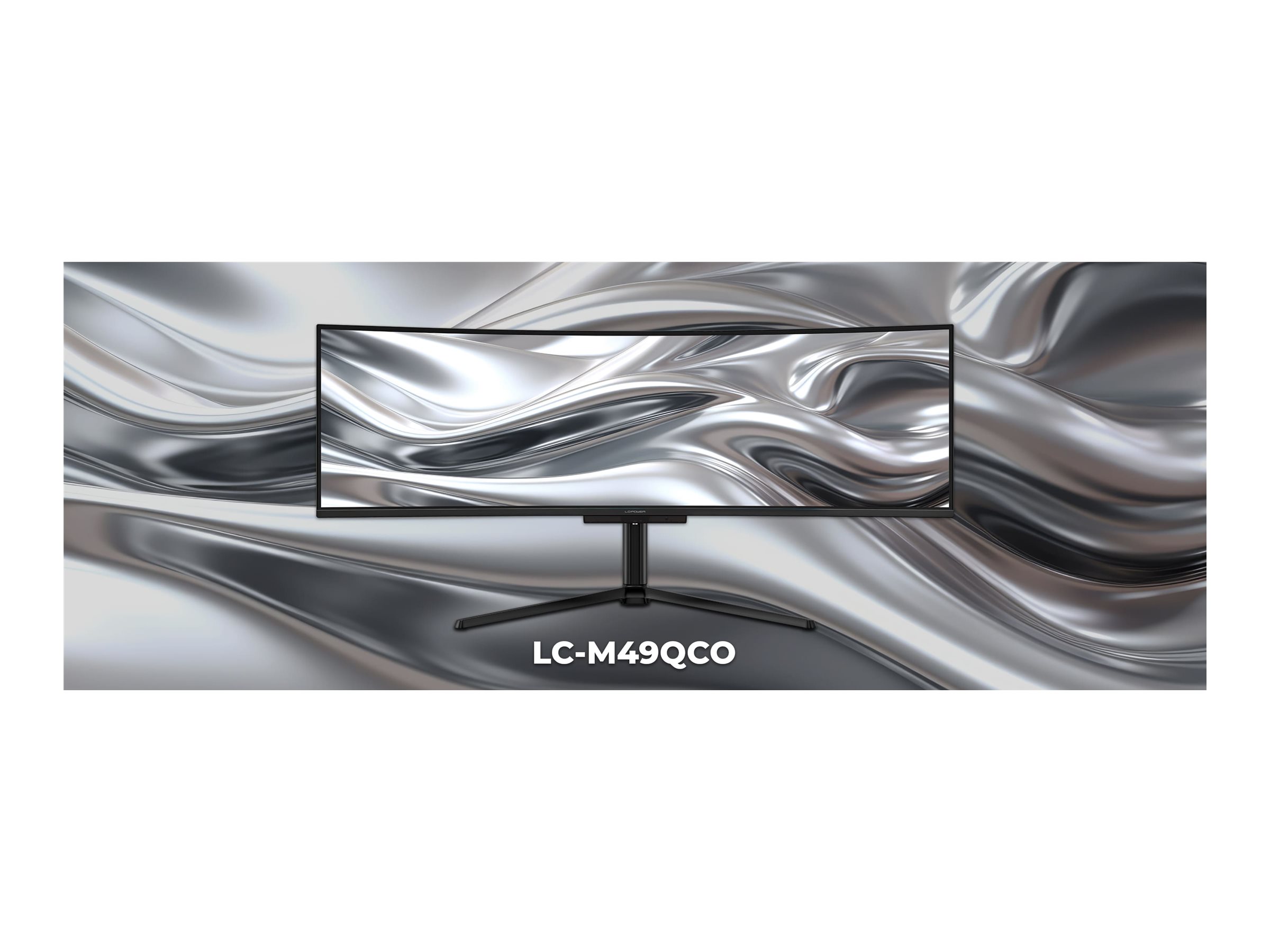 LC Power LC-M49QCO QD-OLED Gaming-Monitor 49" 5120 x 1440 Schwarz