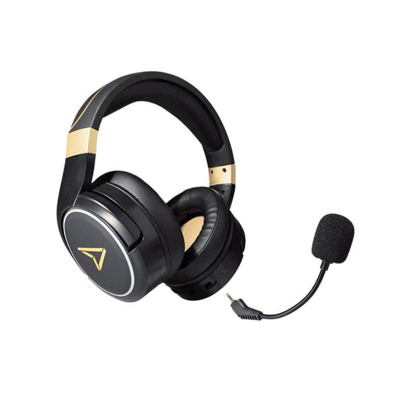 Lexip Steelplay Metaltech Kabelloses Gaming Headset 2,4 GHz Schwarz, Gold