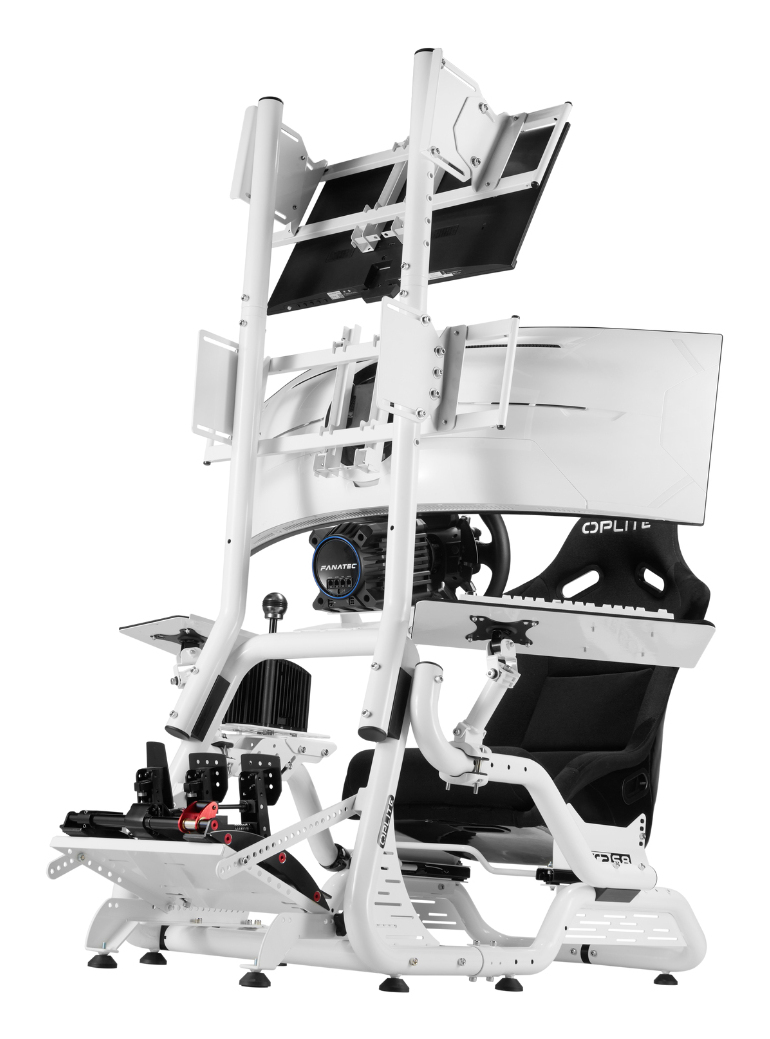 Oplite Monitor Mount S8 On Top Single 34" Weiß