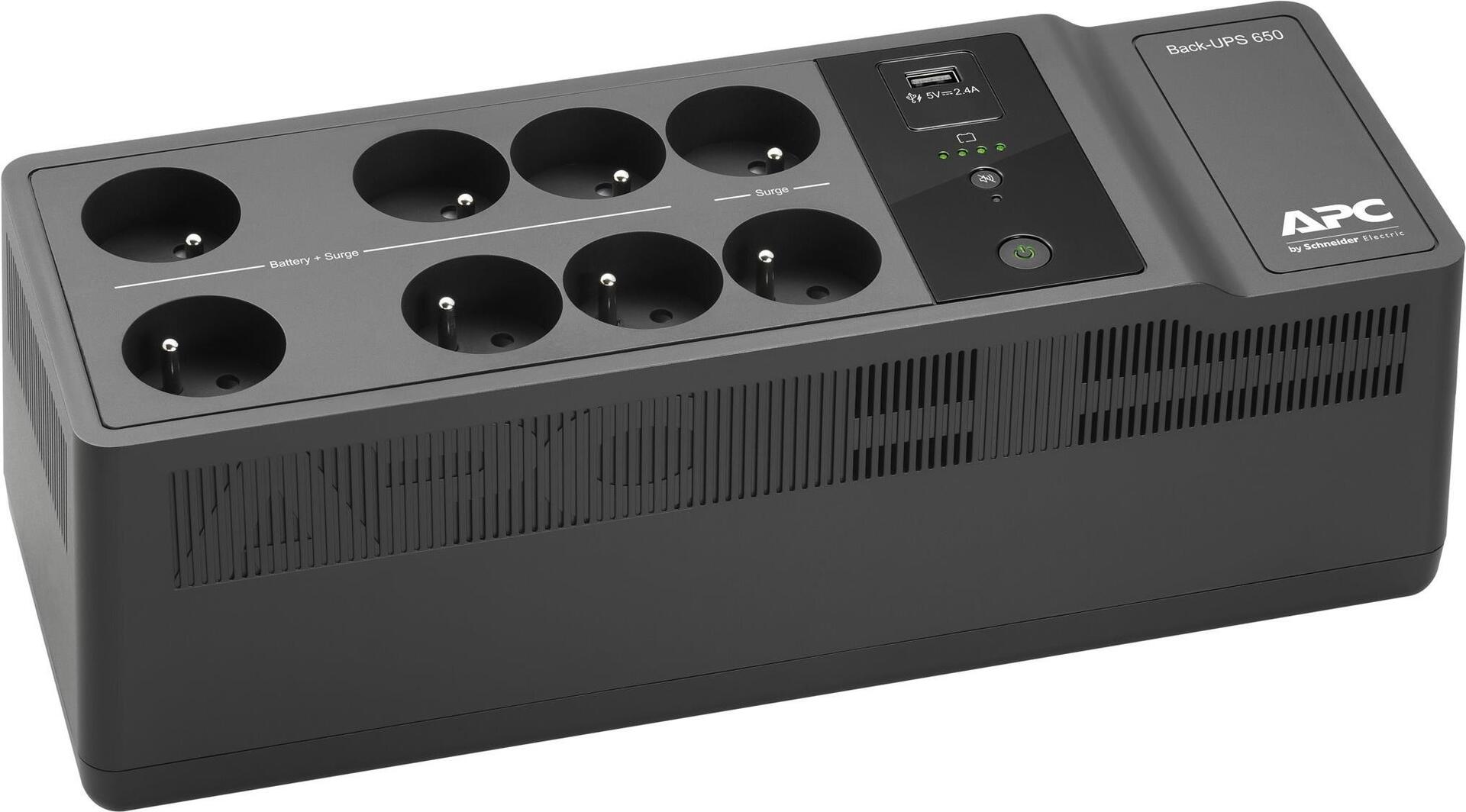 APC Back-UPS BE650G2-FR USV 650 VA 400 W Schwarz