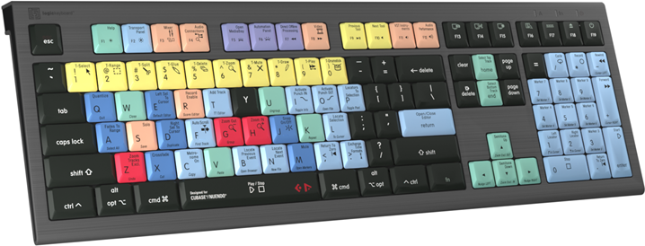 Logickeyboard LKB-CBASE-A2M-DE Tastatur USB QWERTZ Deutsch Schwarz (LKB-CBASE-A2M-DE)
