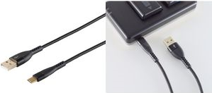 shiverpeaks PRO Serie II USB 2.0 Kabel, C-Stecker- A-Stecker 1,0 m, vergoldete Kontakte, Bandbreite: bis zu 480 Mbit/s, - 1 Stück (BS20-71025)