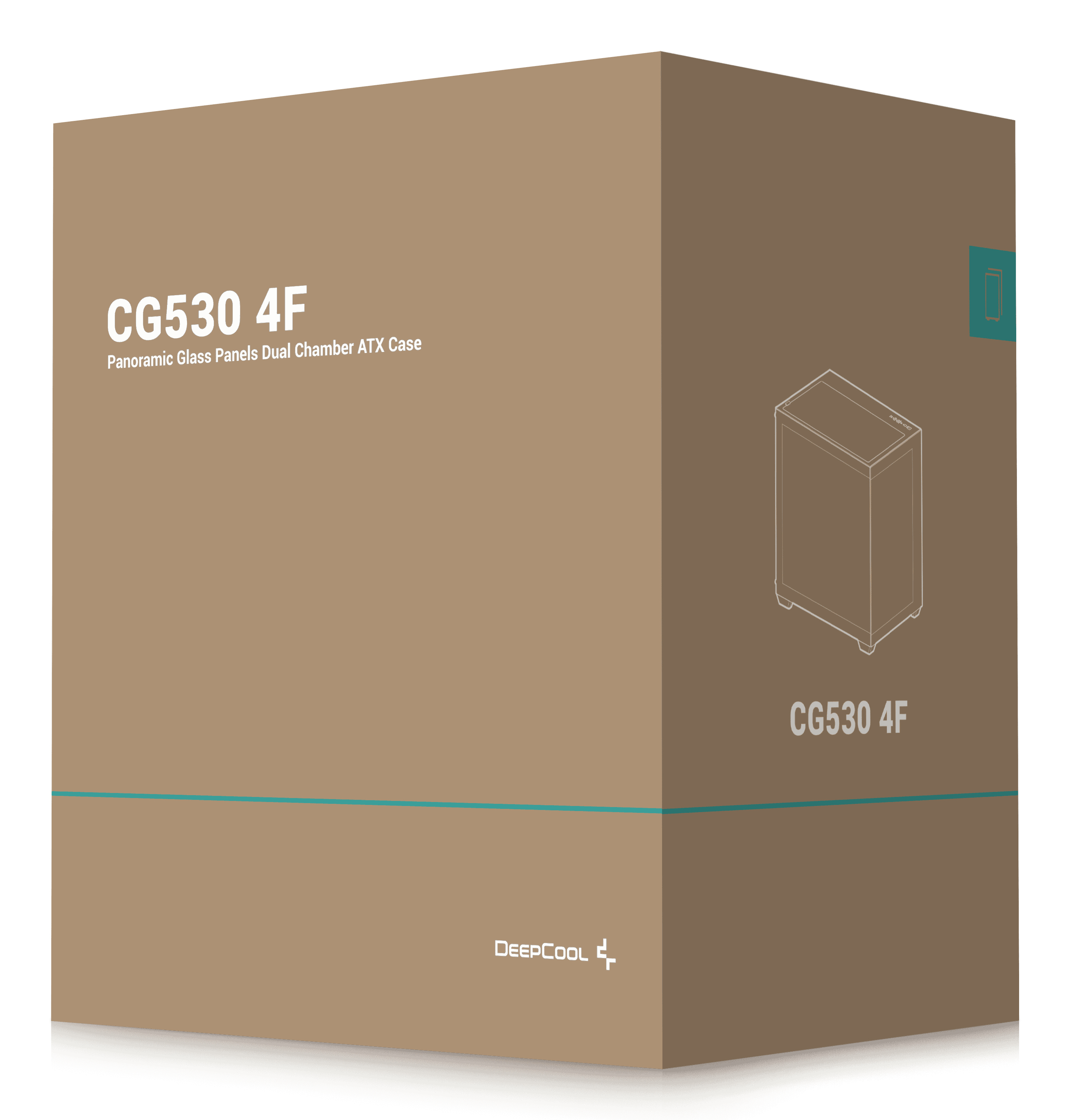 Deepcool CG530 4F Midi-Tower ATX Schwarz