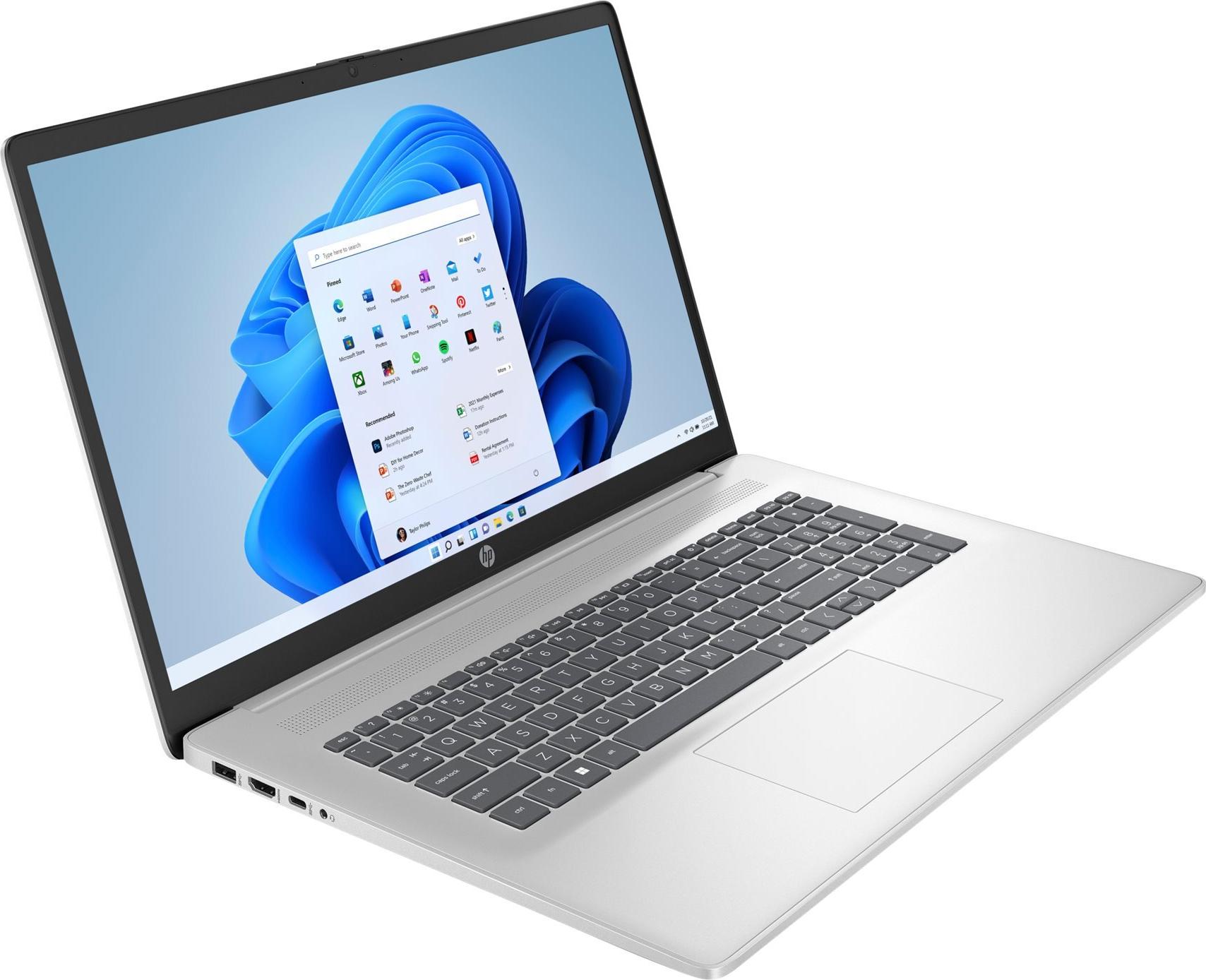 HP 17-cp3179ng 17,3" Notebook AMD Ryzen 7 7730U 16 GB RAM 512 GB SSD Natural Silver