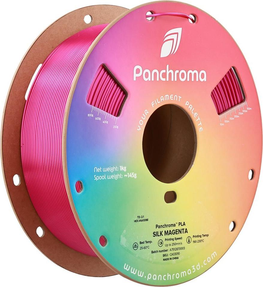 Polymaker CA3010 - Filament Panchroma PLA Silk Magenta 1.75 mm 1 kg (CA03010)
