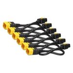 APC POWER CORD KIT (6 EA) LOCKING C19 TOC20 1.2M (AP8714S)