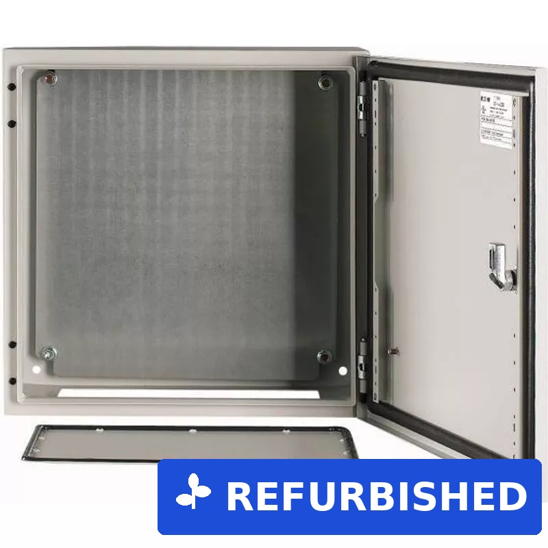 Eaton CS-44/200 Wand-Gehäuse 400 x 400 x 200 Stahl Grau 1 St (111684) (geöffnet)
