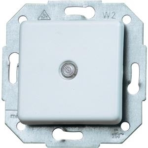 Kopp Einsatz Taster Europa Arktis-Weiß, Matt 614313060 (614313060)