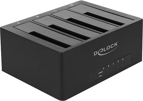 DeLOCK USB Type-C Docking Station for 4 x SATA HDD / SSD (63930)