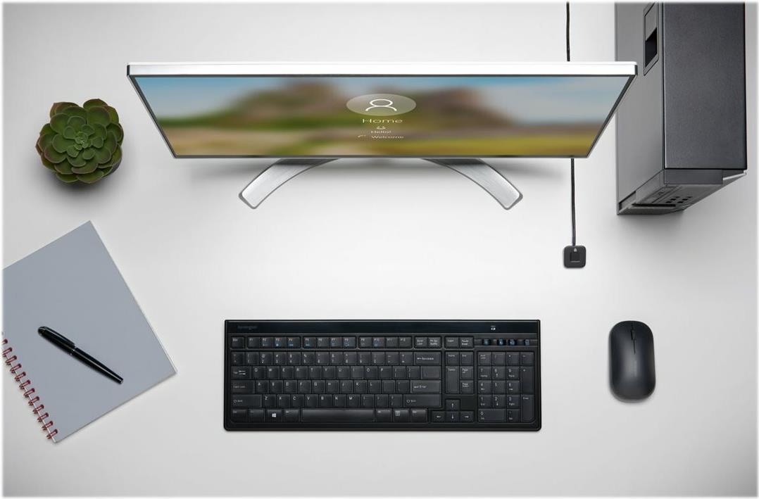 Kensington VeriMark Desktop Fingerprint Key Schwarz