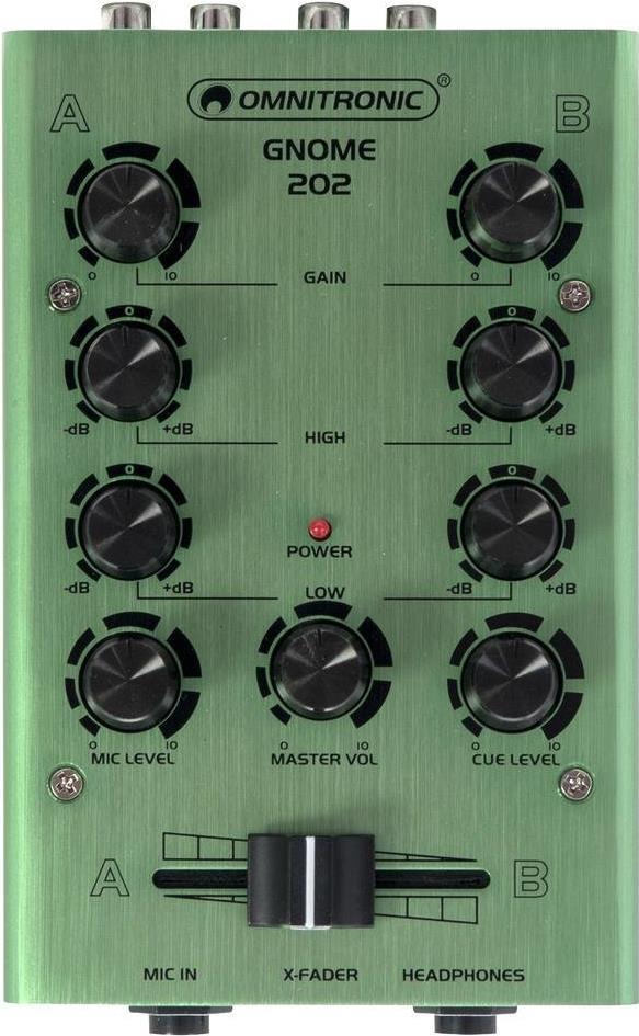 Omnitronic GNOME-202 2 Kanäle 20 - 20000 Hz Grün (10006884)