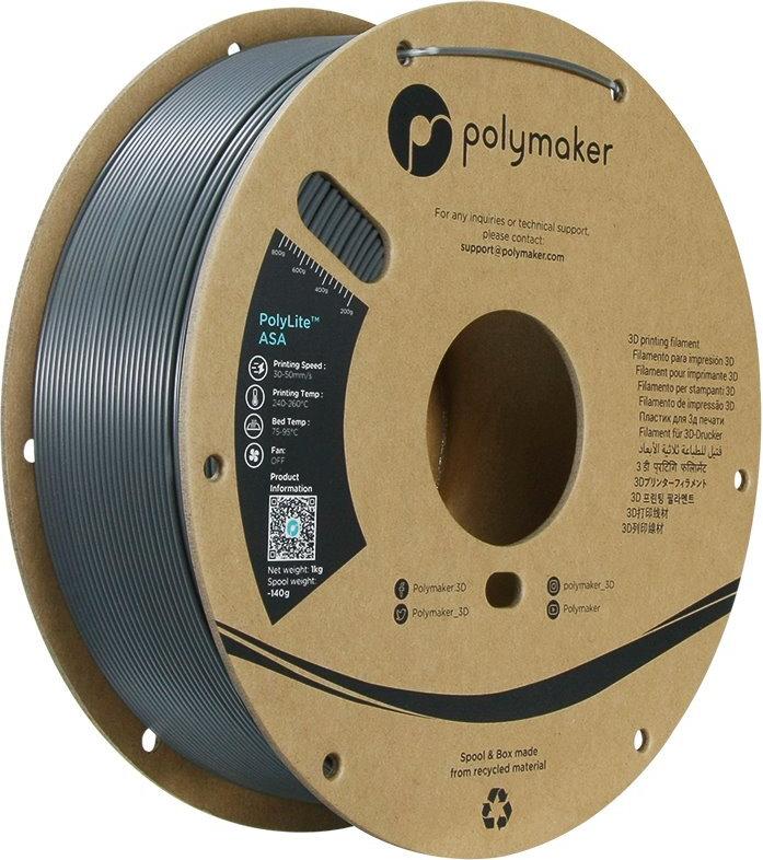 Polymaker PF01037 Dark Grey Filament ASA UV-beständig witterungsbeständig (PF01037)
