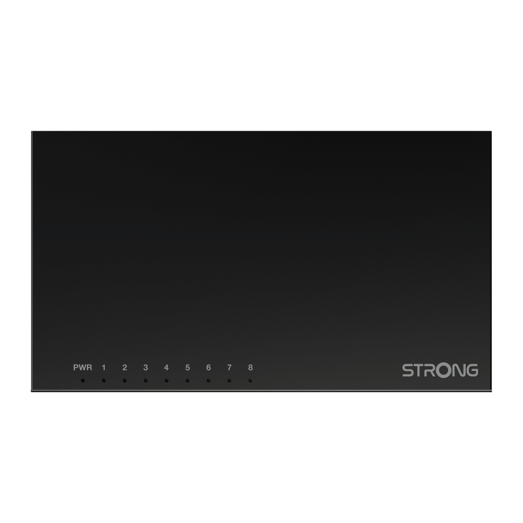 Strong SW8000M Gigabit Ethernet Switch 8-Port Unmanaged Schwarz
