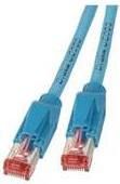 EFB-Elektronik RJ45 Patchkabel Cat.6A S/FTP LSZH Draka UC900 TM21 blau 0,5m Hersteller: EFB Elektronik (K8054.0,50)