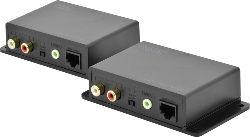 Assmann/Digitus CAT5 AUDIO EXTENDER UP TO 600M DIGITUS Cat 5 Audio Extender, Verlängerung bis zu 600 m, lokale und remote Einheit (DS-56100)