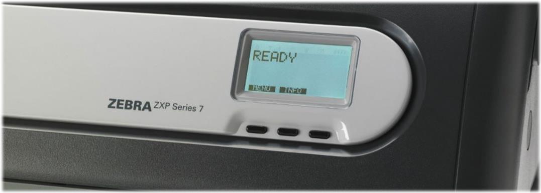 Zebra ZXP Serie 7, einseitig, 12 Punkte/mm (300dpi), USB, Ethernet, WLAN Kartendrucker, einseitig, Thermotransfer (Farbsublimation, monochrom), Auflösung: 12 Punkte/mm (300dpi), Geschwindigkeit (max.): 1375 Karten/Stunde, USB, Ethernet, WLAN, inkl.: Kabel (USB), Netzkabel (EU, UK), RFID Schreibegerät (Z71-R00W0000EM00)