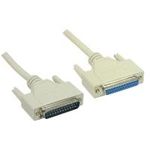 Nullmodem Kabel, 25-pol Buchse/Stecker, Länge: 1,8m, Good Connections® (4030-BS)