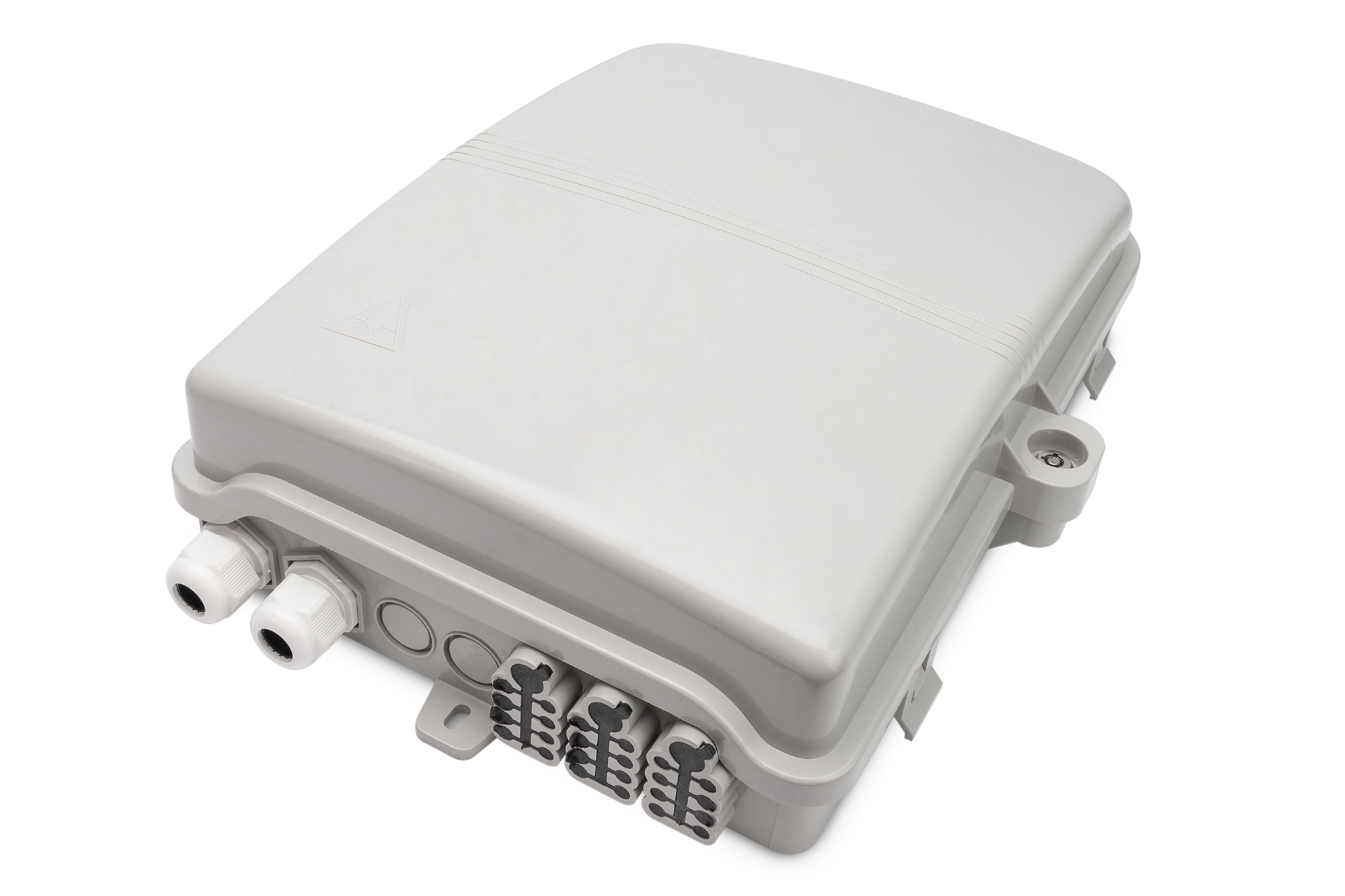 Digitus DIGITUS DN-968911 Glasfaser-Verteilerbox 24 Ports Grau