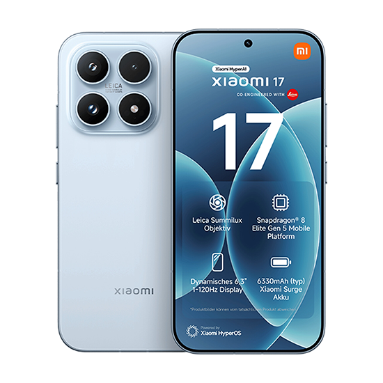 Xiaomi 17 5G Smartphone 12GB RAM 512GB Ice Blue 6.3" OLED IP68 (B-Ware)