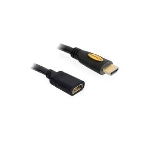 Delock Verlängerungskabel High Speed HDMI mit Ethernet HDMI A Stecker > HDMI A Buchse 5 m (83082)