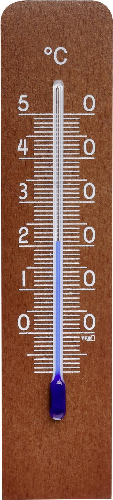 TFA Dostmann Analoges Innenthermometer Thermometer Nussbaum (12.1057.03)