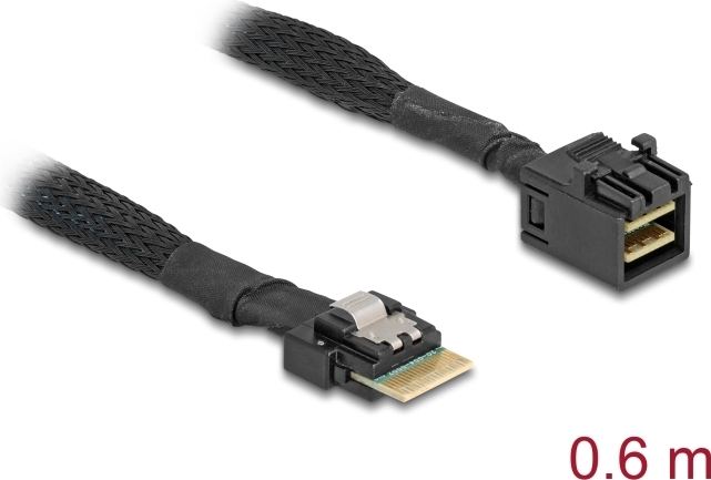 Delock Kabel Mini SAS HD SFF-8643 zu Slim SFF-8654 4i 60 cm - Serial Attached SCSI (SAS) (86092)