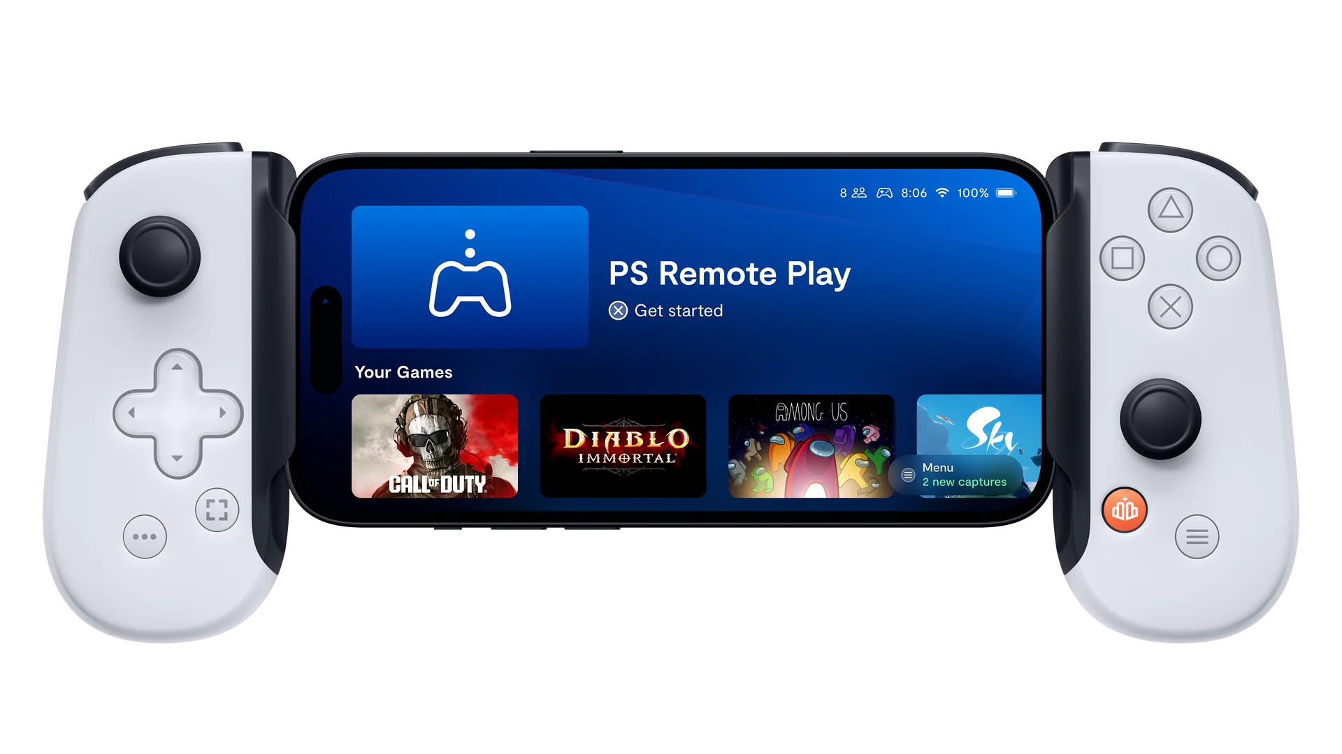 Backbone One for iPhone PlayStation Edition Gamepad Weiß