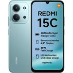 Xiaomi Redmi 15C 5G Dual Sim 4GB RAM 128GB - Mint Green [Energieklasse A] (MZB0LITEU)