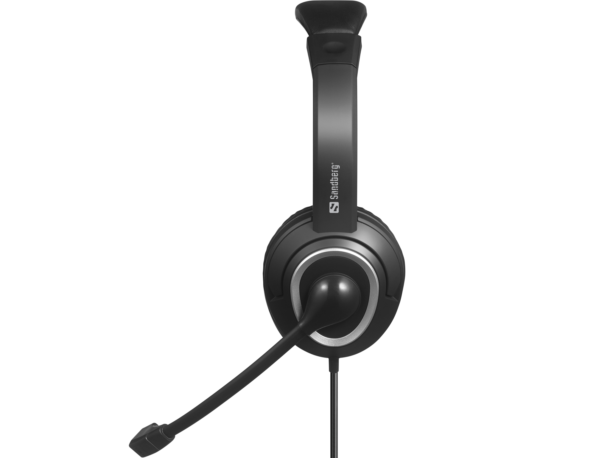 Sandberg USB-C Chat Headset Kabelgebunden Stereo Ohrumschließend Schwarz