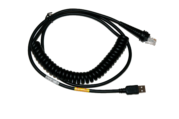 Honeywell Verbindungskabel CBL-500-300-C00 USB Typ A 3 m gewickelt Schwarz