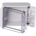 BOPLA Wand-Gehäuse, Installations-Gehäuse Polycarbonat Licht-Grau (RAL 7035) 60 x 80 x 113 96022125 (96022125)