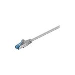 Wentronic Goobay CAT 6a Patchkabel, S/FTP (PiMF), Grau, 50 m - LSZH halogenfrei, Kupfer (94908)