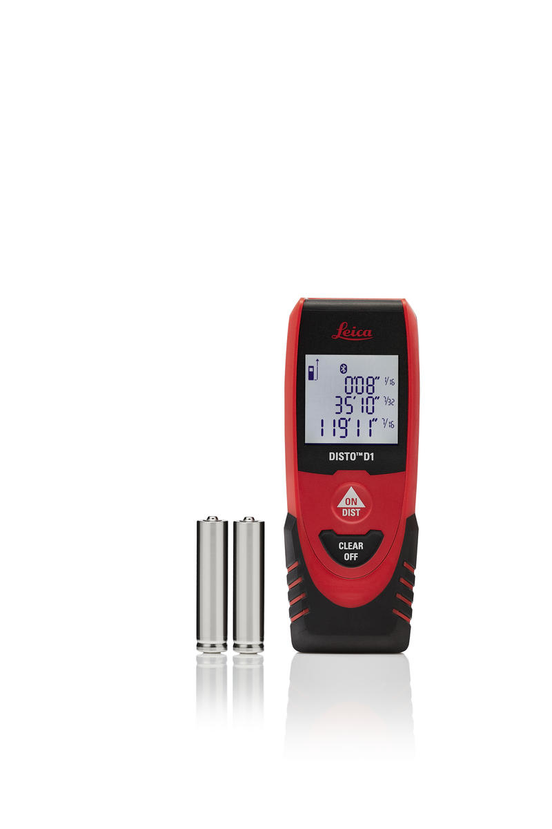 Leica DISTO D1 Laser-Entfernungsmesser 40 m Schwarz, Rot