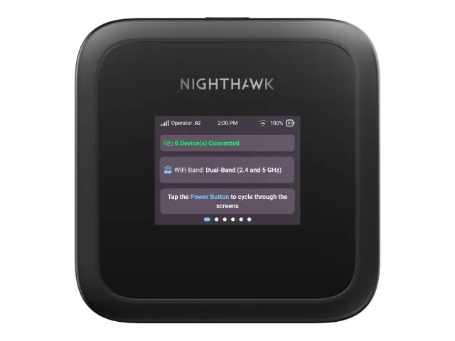 NETGEAR Nighthawk M3 5G Mobiler Hotspot Schwarz
