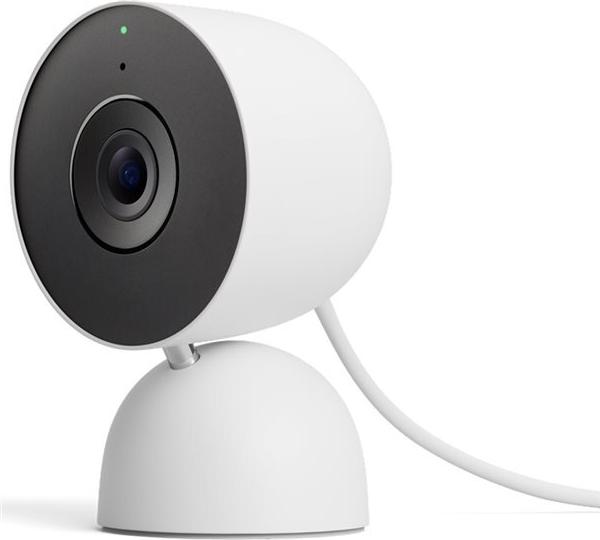 Google Nest Cam Indoor, Snow, Wired, 3rd gen (GA09973-EU)