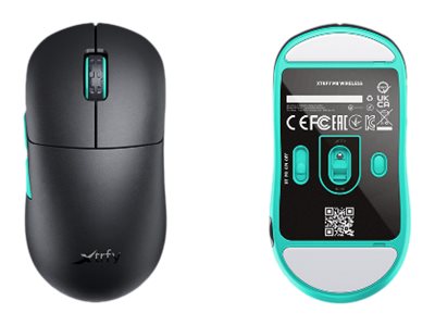 Xtrfy M8 Wireless Gaming-Maus 400-26000 DPI 55 g Schwarz