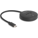 DeLOCK 64254 Speicherlaufwerk-Docking-Station USB 3.2 Gen 1 (3.1 Gen 1) Type-C Schwarz (64254) (B-Ware)