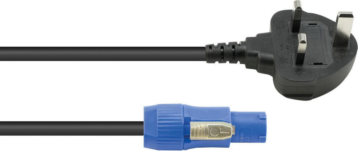 EUROLITE P-Con Netzkabel 3x1,0 mm² 1,2 m mit UK-Stecker 30235012