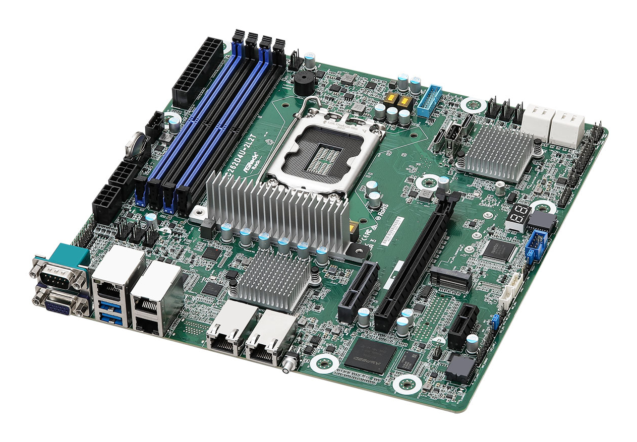 ASRock Rack EC262D4U-2L2T Mainboard micro ATX LGA 1700 Intel C262 Gold