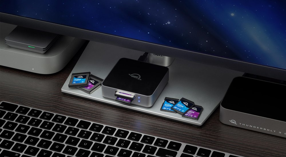 OWC Atlas Kartenleser USB-C 3.2 Gen 2 Schwarz