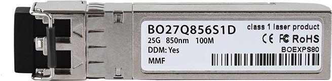 Kompatibler Ubiquiti Networks UACC-OM-SFP28-SR BlueOptics BO27Q856S1D SFP28 Transceiver, LC-Duplex, 25GBASE-SR, Multimode Fiber, 850nm, 100 Meter, DDM, 0°C/+70°C (UACC-OM-SFP28-SR-BO)