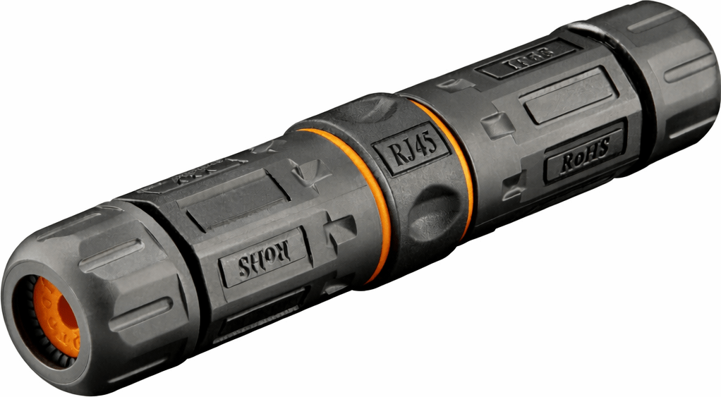 DSIT Cat6A STP RJ45 Kabelkupplung Outdoor, IP68 (DS-CP-CAT6A-OUT)