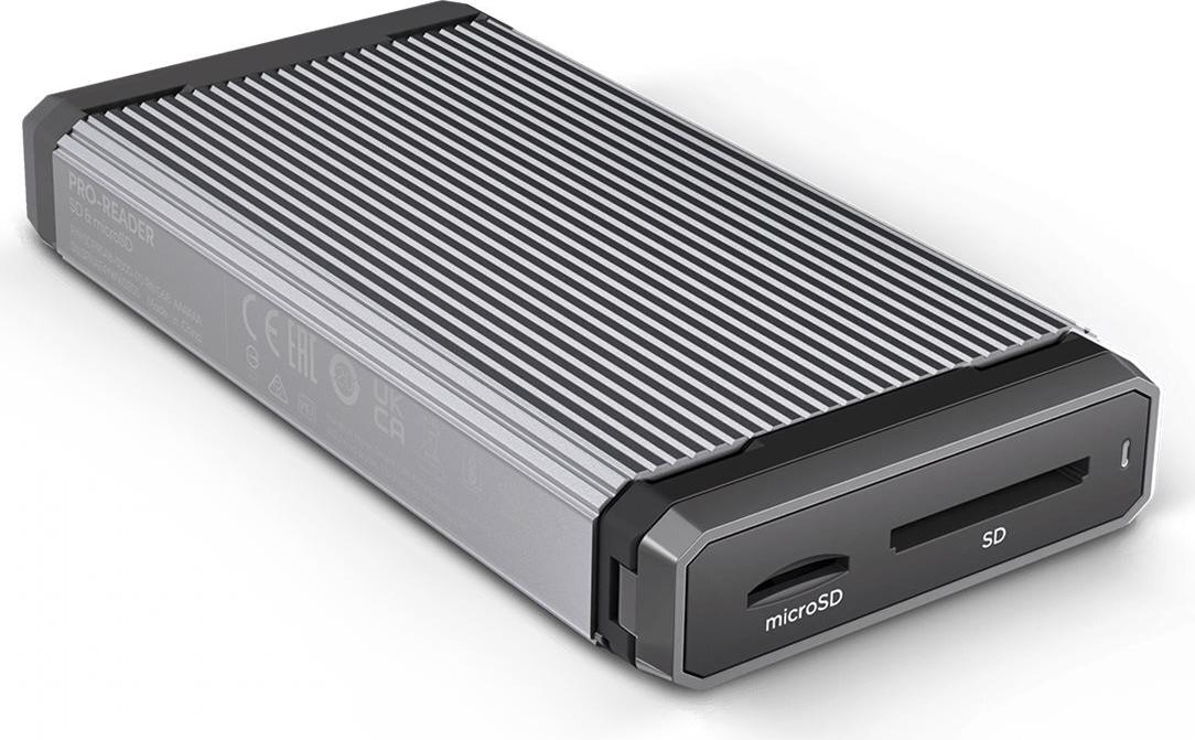 SanDisk Professional PRO-READER Kartenleser USB-C 3.2 Gen 1 Schwarz, Silber